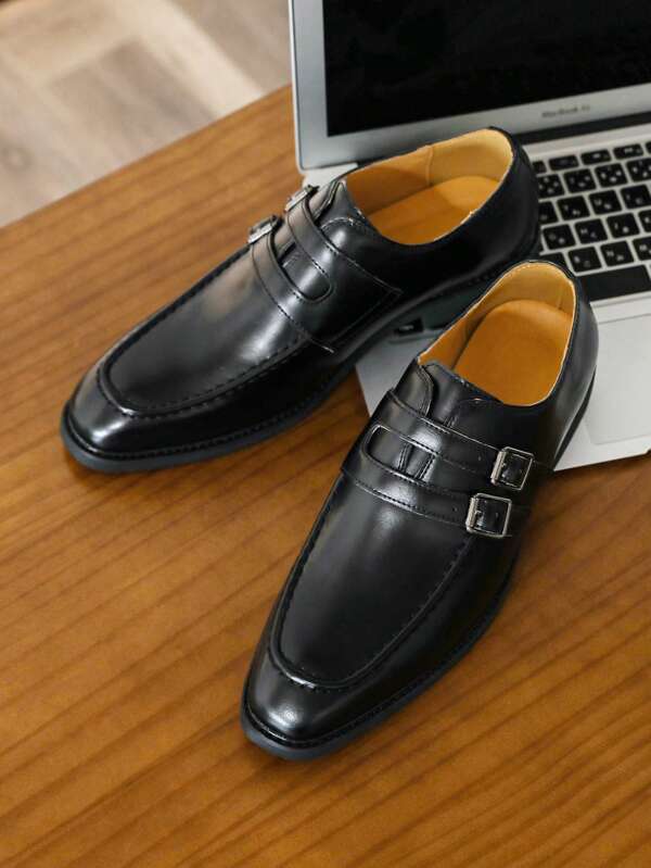 Business Buckle Office Casual Comfortable Leather Shoes