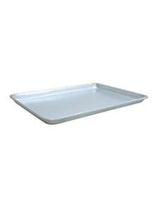 2 Piezas De Bandeja De Horneado Rectángular de Aluminio, 45cm x 31cm, Gran Capacidad, Adecuado Para Hornear Galletas, Pan, Macarrones, Verduras Al Horno - Gris Claro - Ver 6