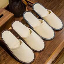 20pcs/10pcs/2pcs(2pcs/Pair) Disposable Slippers For Hotels, Non Slip Slippers For Bathrooms, And Thick Disposable Slippers For Household Guests