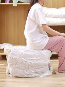 10/6/5/1pc Summer Travel Vacuum Seal Bags, Waterproof Vacuum Storage Bags, Transparent PVC Vacuum Bags, Large Capacity Clothing Organization And Storage Vacuum Bags, Space Saving Storage Solution, Large Capacity Vacuum Storage Bags, Home Clothing Sorting Bags, Storage Bags, Travel Vacuum Storage Bags, Mildew & Dust Proof Vacuum Storage Bags For Bedding, Clothes, Shoes, Underwear