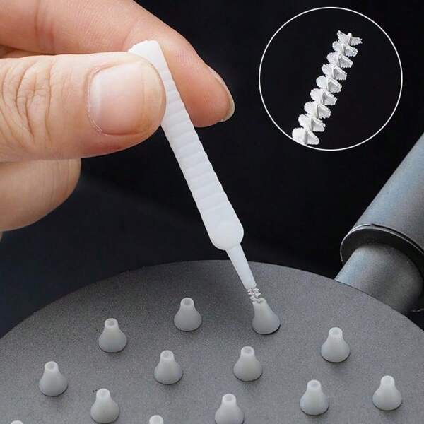 Shower Cleaning Brush, Bathroom Dredging And Cleaning, Multi-Functional Small Brush Head, Mobile Phone Brush Shower Brush Dredging Tool