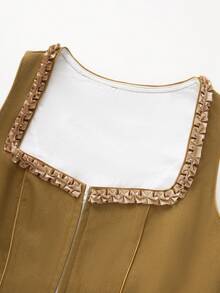 ii 巴伐利亚啤酒节礼服女式德国连衣裙狂欢节万圣节服装 - 棕色 - 查看 4