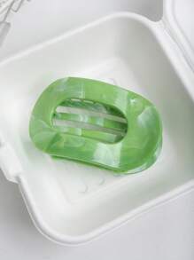 1 件优雅大理石纹椭圆形鸭夹发夹，扎染扁平圆形发夹（适合浓密头发），发爪多功能发饰，爪夹，发夹，发夹，发夹，发夹，鳄鱼发夹 - 彩色 - 查看 13