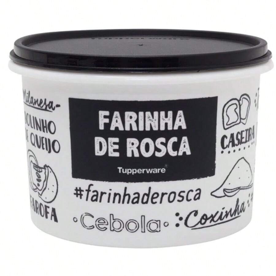 Tupperware Breadcrumbs Box 500g - Đen và trắng - Xem 1