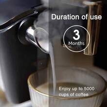 4 Pack Coffee Machines Filter Compatible With Philips Saeco AquaClean CA6903, Aqua Clean Water Filter For Fully Automatic Dedicated AntiLime Scale - 最初的 - 查看 3