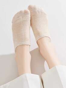 纯色糖果色隐形硅胶防滑女士船袜圣诞礼物