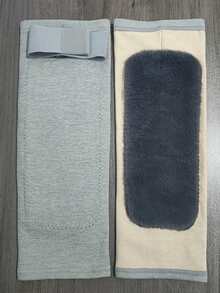 1 件超长保暖羊毛护膝，男女通用保暖膝关节护具，带绑带，秋冬护腿 - 彩色 - 查看 13