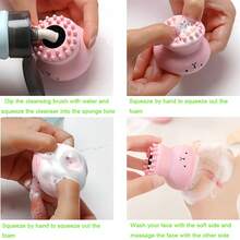 1/2pcs Random Color Octopus Silicone Facial Cleansing Brush, Silicone Hand Held Face Wash Brush, Facial Exfoliating Brush, Hand Held Skin Massage Shampoo Brush, For Deep Cleaning, Gentle Exfoliating Skin Massage Cleansing Brush Beauty Tool - Nhiều màu - Xem 5