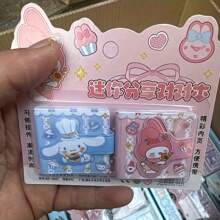 Sanrio 2pcs Sanrio Mini Shared Notebooks, With Colorful Pages And Pockets, Cute Couple Memo Pads, Creative, Hanging Style Cartoon New Rilakkuma Mini Sharing Notebook 50 Sheets, Student Fashion Waterproof Leather Cover With Beaded Chain Diary, Children Mini Pocket Notebook, Cartoon Memo Pad, Kuromi Bean Bag New Style. (Random Style & Color) School Supplies, School Essentials, Back To School, School, Back To School Supplies