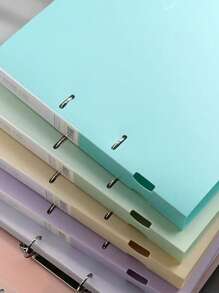 1 Two-Hole Binder, A4 Folder, Double Clip, Detachable Data Book, Punch-Hole Buckle, File Test Paper Storage Folder
