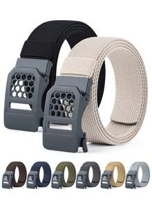 1 件男士自动扣弹性腰带，商务休闲装，户外高尔夫裤腰带，多种尺寸可选，长度可自由修剪休闲、商务、男朋友丈夫父亲爸爸男士礼物、日常穿着、时尚、青少年、户外、度假、运动、旅行、街头、波西米亚风、复古秋季、秋季、万圣节秋冬配饰，适合青少年、青年、男士、休闲、户外、运动、度假、毕业礼物、生日、日常穿着