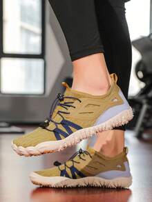 男女通用便携舒适游泳沙滩鞋、瑜伽鞋、凉鞋、户外游泳鞋、防滑轻便水鞋,适合海滩度假、露营、聚会、游泳、冲浪、漂流、健身、瑜伽、健身房锻炼。 - 駝色 - 查看 4