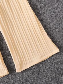 Korean Style New Girls Autumn Outfits Children's Suits Casual Comfortable Long-Sleeved Striped Shirts Two Pieces Set Girls Holiday Clothes