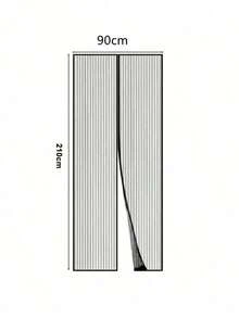1 Set Puerta de pantalla magnética (se envía con chinchetas), cierre magnético de pantalla de puerta - mantiene alejados a los insectos y deja entrar la brisa, malla resistente - segura para mascotas y niños, funciona con puertas frontales y corredizas - Multicolor - Ver 3