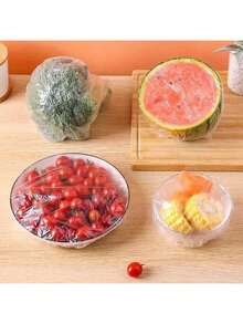 500个/包 加厚大号多功能透明浴帽，防水护发帽，适合日常使用、户外、酒店、旅行，必备护发配件（另有10/50/100/300个装可选） - 彩色 - 查看 5