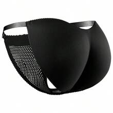 1pc Low-Rise Fake Butt Padded Women's Triangular Panties, Tummy Control Lifting Buttocks Underwear, 3D Peach Butt Sexy G-String, Breathable Seamless Booty Enhancer Shaping Lifting Shorts For Summer - Multicolor - View 5