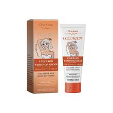 OceAura 50g Body Whitening Bleach Cream Improve Chicken Skin Remove Dark Spots Pigmentation Increase Elasticity Lightening Skin Moisturizing Nourishing For Dark Delicate Underarm Skin Joints - 白色 - 查看 7