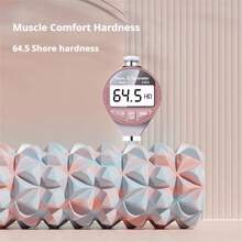 1个30*8厘米/45*12厘米迷彩泡沫轴，肌肉按摩，健身房瑜伽锻炼，肌肉放松，滚筒，户外运动，家庭普拉提，中空按摩工具 - 彩色 - 查看 8