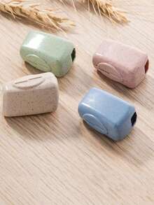 4/8 piezas Cubiertas ultra portátiles para cabezales de cepillo de dientes - Soporte protector para higiene - Perfecto para familia, viajes de negocios, uso diario y aventuras al aire libre, estuche de viaje para cepillo de dientes, artículos esenciales para el baño y viajes, tapas protectoras para cabezal de cepillo de dientes