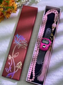 1 Set praktischer Rosenkranz & Armband für tägliches Gebet, in hochwertiger Geschenkbox verpackt