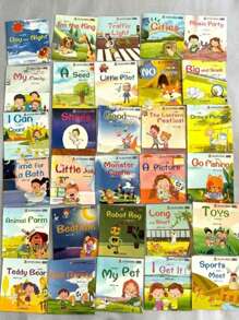 5 Preschool English Graded Reading Children's English Picture Books Enlightenment Early Education Storybooks 60 Books Christmas, Christmas Gifts, New Year Gifts Children's English Graded Reading Full 60 Books Children's Primary School Students Extracurricular Audio Companion Reading Picture Books