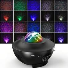 Galaxy Star Projector,Nebula LED Night Light For Room Decor, Ocean Wave Starry Sky Light Projector For Bedroom Home Theater, Remote & Bluetooth Speaker, Christmas For Adults - 預設 - 查看 2