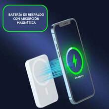Magsafe Wireless Battery Compatible With IPhone 5,000mAh - White - View 2