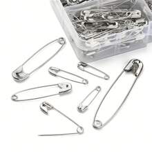 220件套银质别针，适用于DIY、围巾固定、丝巾固定。防锈，可用作服装、包袋、饰品和校服配饰的针。万圣节圣诞礼物