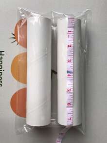 带替换芯的地板粘毛滚筒，宠物用宽版粘毛滚筒，地毯清洁粘毛滚筒，除毛器，长柄粘毛拖把 [120 张/3 个替换芯]，9.45 英寸/24 厘米长，1.5 英寸/3.8 厘米直径，用于清洁地毯、地板、沙发床、汽车、衣物和宠物毛发 - 彩色 - 查看 15