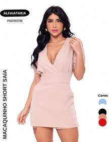 Women Jumpsuits - 米色 - 查看 4