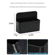 1 caixa magnética para armazenamento de canetas em quadro branco, suporte para giz de escrita, compartimento ajustável para canetas magnéticas, adequada para geladeira, suporte para controle remoto, escritório, casa, cozinha, escola, armário de armazenamento para geladeira, uso multifuncional, vários estilos, várias cores