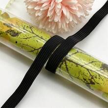 5yards 10mm Elastic Ribbon Sewing Elastic Band Colourful High Elastic Fiat Rubber Band Waist Band Stretch Rope Elastic Ribbon - Pick Colors - View 12