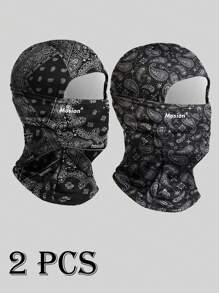 Musion 1 buc. Balaclava originală pentru călărie, imprimeu la modă, mască de față pentru ciclism, sport în aer liber, bandană, alpinism, alergare, drumeții, bentiță, eșarfă