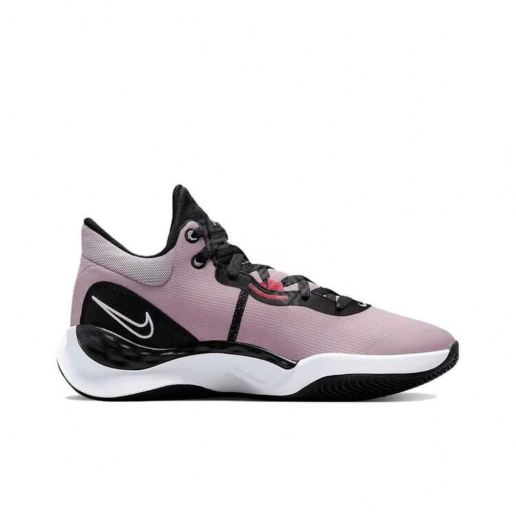 Zapatillas de baloncesto Nike Renew Elevate 3 de punta redonda con cordones, unisex en negro y rosa - Negro - Añade 2