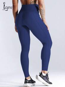 3 件套瑜伽裤套装，紧身瑜伽裤，弹力压缩跑步紧身裤，收腰紧身打底裤 - 彩色 - 查看 4