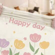 100pcs Lavender Scented Thick Large Drawstring Trash Bags, High Density Polyethylene Material, Tear-Resistant Printed Cleaning Garbage Bags, Multi-Purpose Disposable Storage Bags Suitable For Kitchen, Bathroom, Bedroom, Living Room, Toilet - Multicolor - View 9