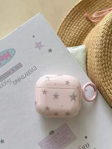 极简粉色、蓝色、黄色、灰色、星形图案 Pro 2/Pro/4/3/2 手机壳，时尚简约女士耳机壳，兼容 Apple