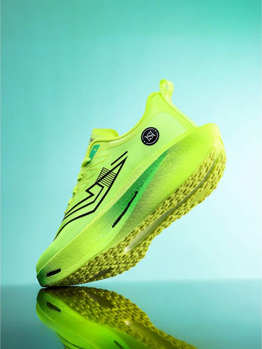 Men's Lightweight Road Running Shoes - Breathable Low-Top Design, Durable Shock-Absorbing Non-Slip Rubber Outsole, Suitable For Fitness, Training And Casual Wear, All-Season Athleisure Sneakers, Streamlined Athletic Design | Breathable Fabric Upper