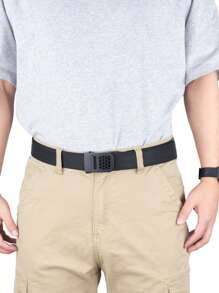 1 件男士自动扣弹性腰带，商务休闲装，户外高尔夫裤腰带，多种尺寸可选，长度可自由修剪休闲、商务、男朋友丈夫父亲爸爸男士礼物、日常穿着、时尚、青少年、户外、度假、运动、旅行、街头、波西米亚风、复古秋季、秋季、万圣节秋冬配饰，适合青少年、青年、男士、休闲、户外、运动、度假、毕业礼物、生日、日常穿着