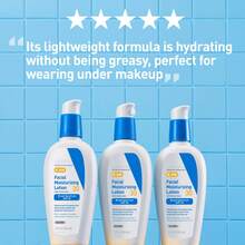 AM Facial Moisturizing Lotion With SPF 30, Oil-Free Face Moisturizer With SPF, Formulated With Hyaluronic Acid, Niacinamide & Ceramides, Non-Comedogenic, Broad Spectrum Sunscreen, 3 Ounce - 白色 - 查看 5