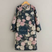 Aprons - Princess Suspender Dress [shell Flower] Blue - View 6