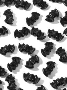 哥特式万圣节蝙蝠珠，多色蝙蝠饰品，可用于制作珠宝、DIY 手链、项链、耳环、工艺品配件、万圣节装饰品