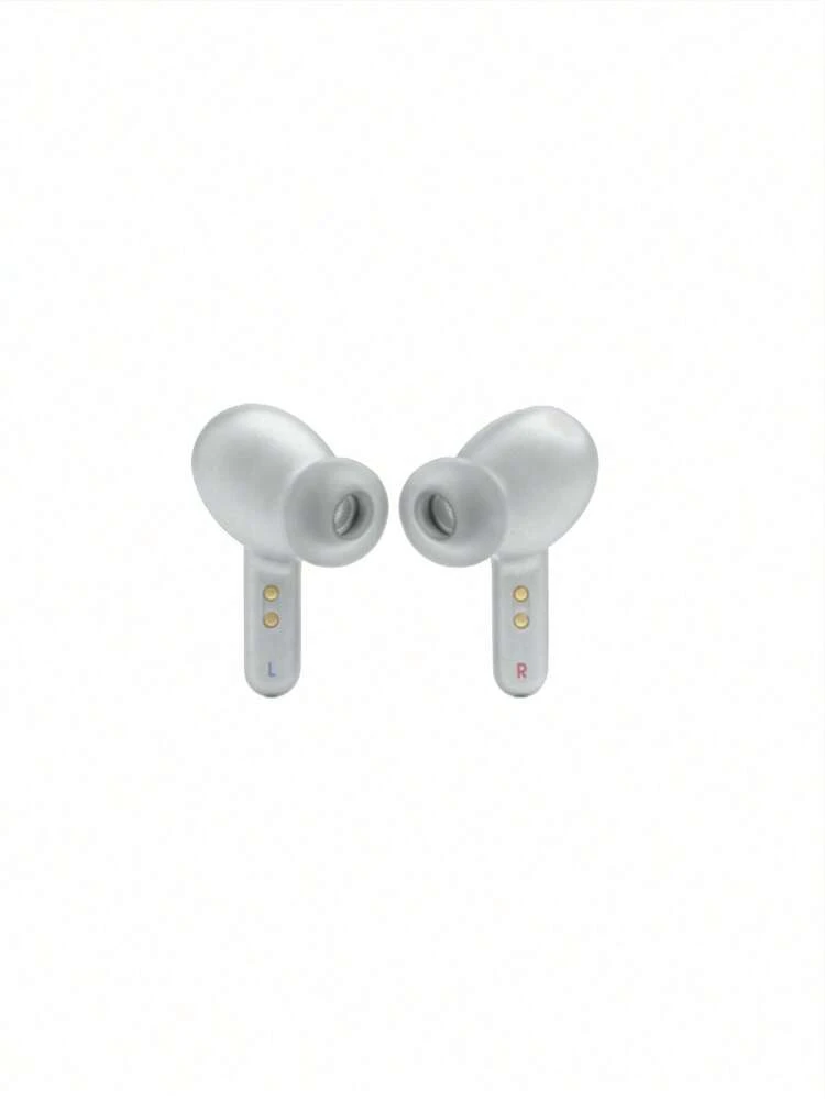 Cuffie Bluetooth true senza fili JBL LIVE PRO2 con cancellazione attiva del rumore fino a 40dB, alta qualità audio per musica, gaming, esport, sport come corsa e ciclismo - Argento - Visualizzare 3