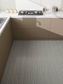 1 Roll Thick Self-Adhesive Floor Tile Sticker (Thickness: 0.25mm), Waterproof Anti-Slip Vinyl Flooring Decal, Suitable For Bathroom, Living Room, Bedroom, Kitchen, RV, Removable Wallpaper And Floor Sticker For Bedroom And Living Room, Home Decor, Kitchen Items - Thickened Light Gray - View 21