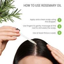 ECO FINEST 100% 纯天然迷迭香精油，用于护发、护肤、面部，包括发尾分叉