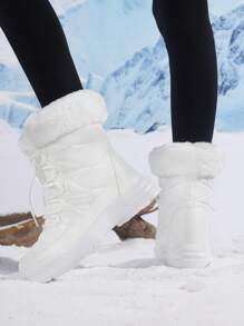 Women's Snow Boots, Anti-Slip, Waterproof, Outdoor Climbing, Thick Warm Winter Shoes