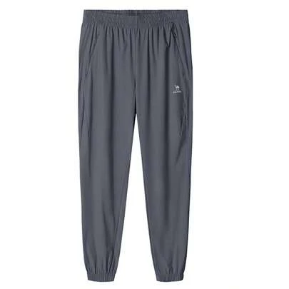 CAMEL CROWN Men's Ice Silk Sweatpants, Breathable Quick-Dry Casual Running Pants