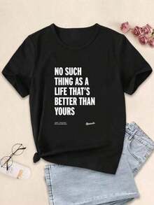 Lovers T-Shirts J Cole - Love Yourz (Forest Hills Drive) Tour Merch Women's T-Shirt - Inspirational Rap MusicCasual Daily T-Shirt - Black - View 1