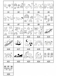 1件个性化定制姓名和图案儿童硅胶餐具圆形吸盘喂食训练儿童餐具纯色按需印刷食物储存 - 多色1 - 查看 3