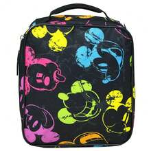 Disney Neon Print All Over Lunch Bag Ages 3+ - Multicolor - View 1